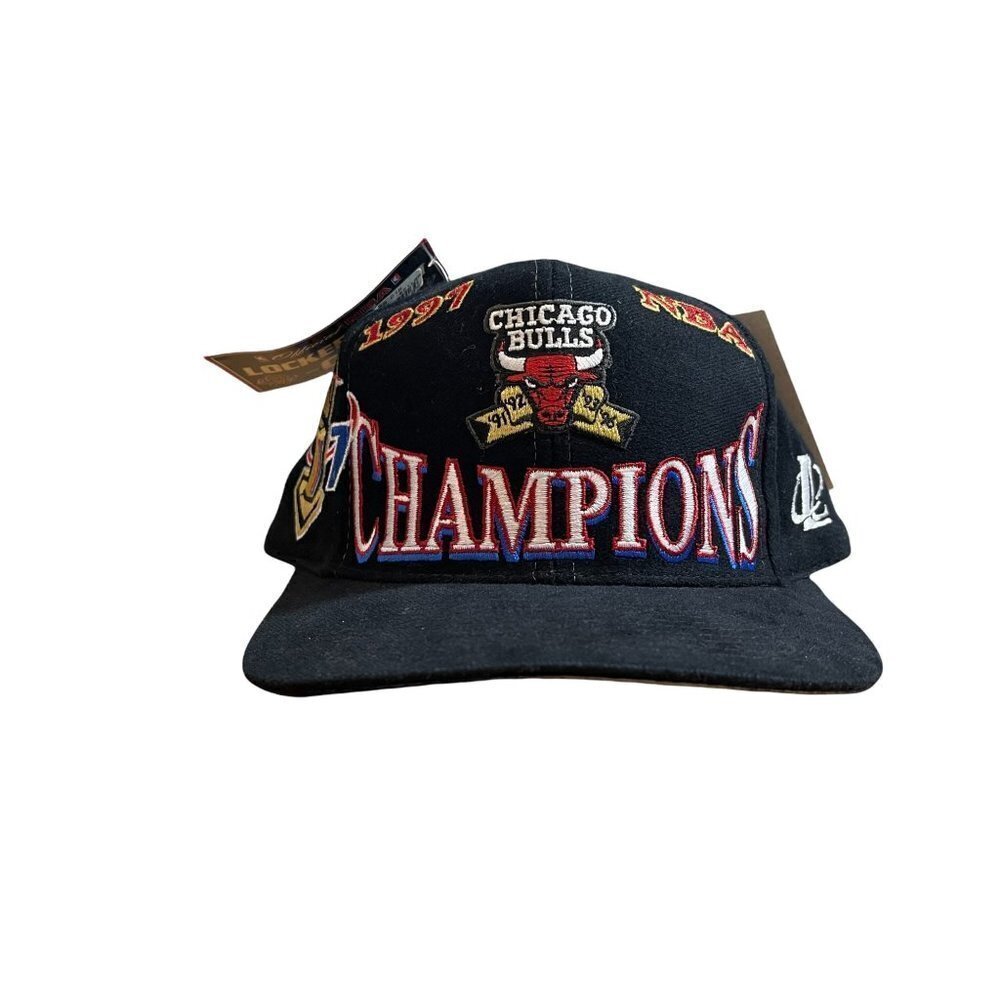 1997 Official NBA Chicago‎ Bulls Champions Locker Room Hat